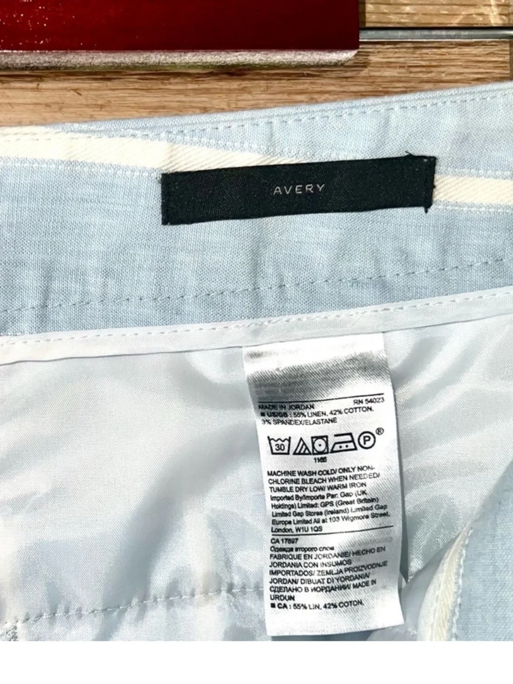 Banana Republic Linen Blend ‘Avery’ Cropped Slacks